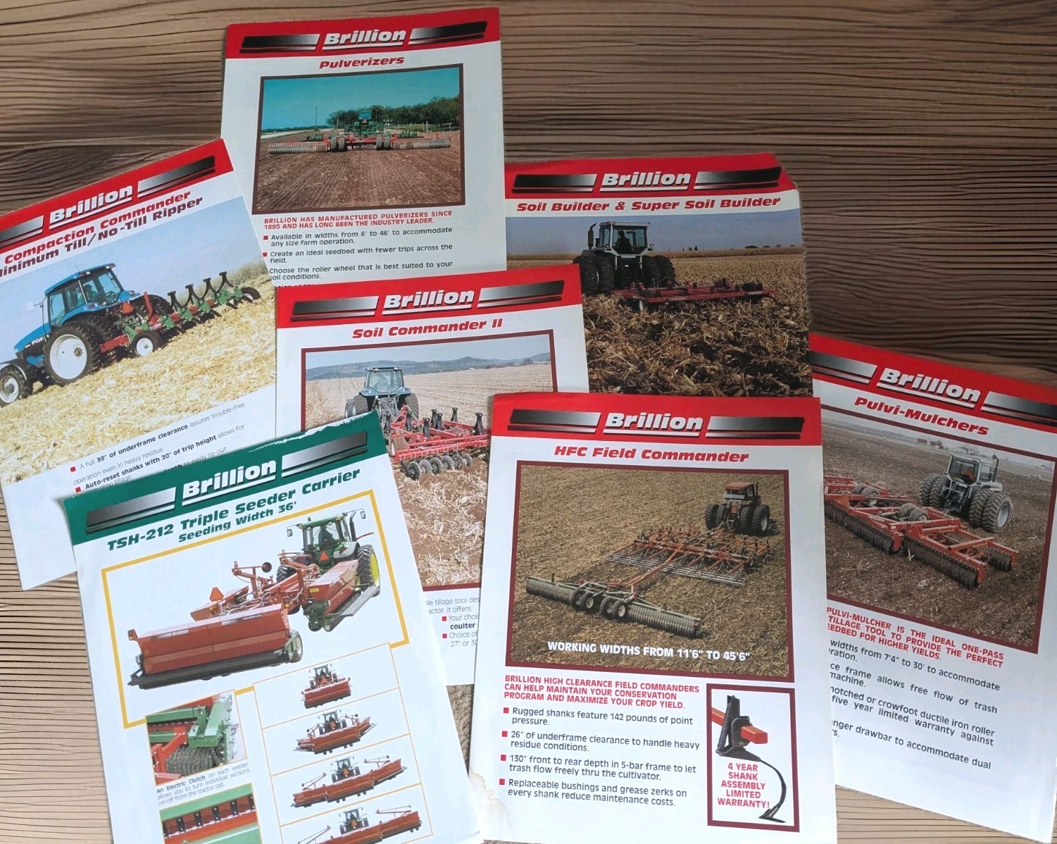 Brillion Iron Works Pamphlet Brochures Lot (1990-2000’s?)