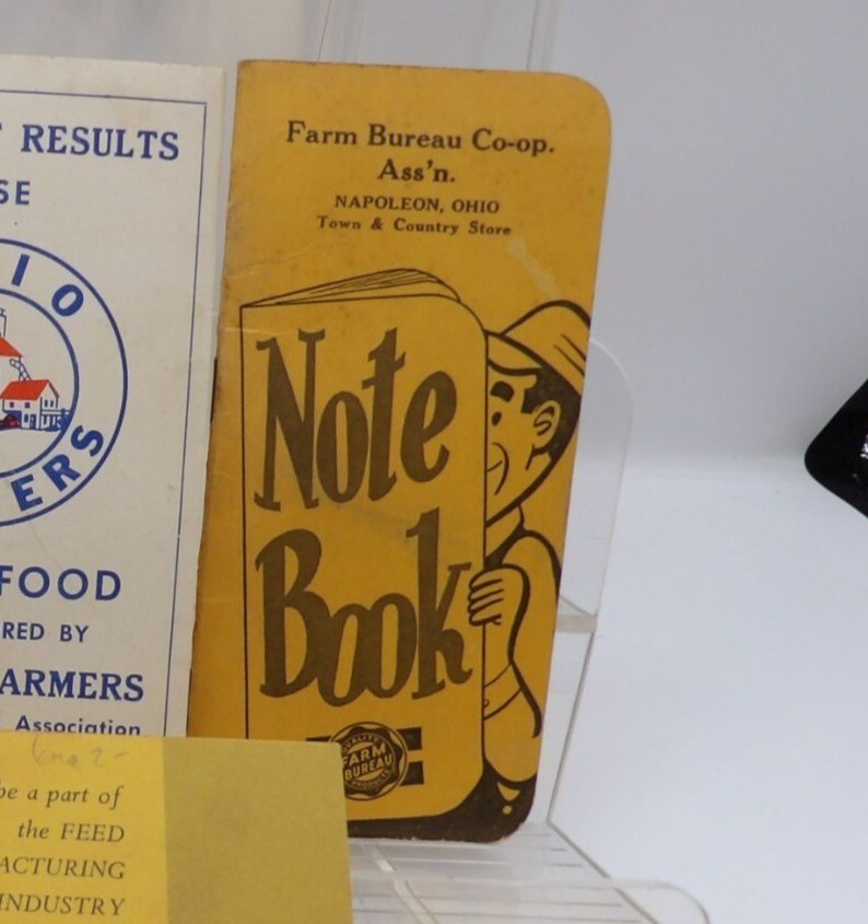 Vintage 1950′-1970’s Farm Ephemera Lot: MoorMans Booklets & Ohio Farmers Flyer