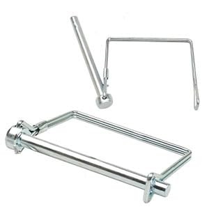 10 PCS Square Pto Pin Shaft Locking Pin 1/4 pin Hitch pin Wire Lock Pin Safety C