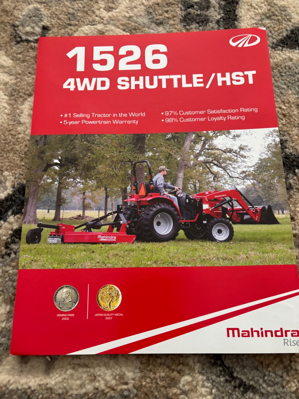 Mahindra 1526 Tractor Brochure FCCA25 no.3