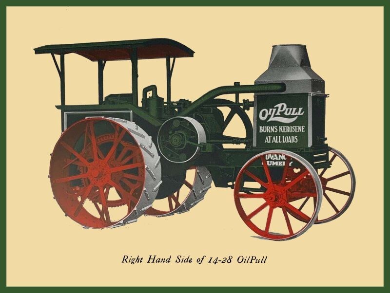 Rumely 14-28 Oil Pull Tractor New Metal Sign: 12×16″ & Free Shipping