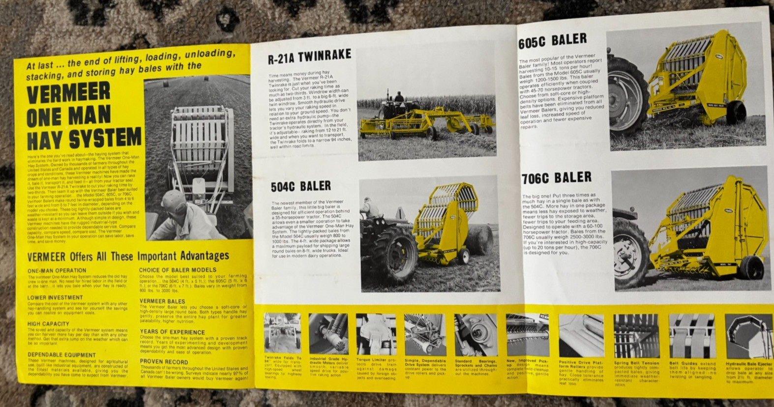 Vermeer One Man Hay System For 1974 Brochure DCPA26