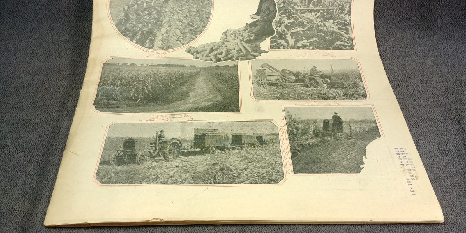 1928 Case 18-32 Tractor Hart Parr AG Farm Ad Kansas Farmer Picture Mag Antique
