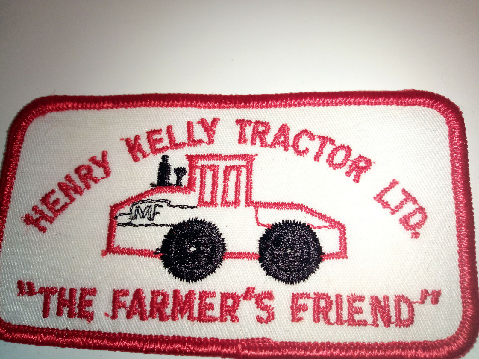 Vintage Henry Kelly Tractor Ltd. Massey Ferguson Patch Badge