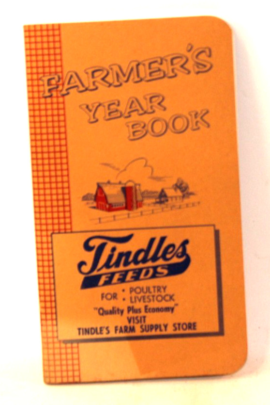Vintage Tindles Feed Poultry Livestock Farmers Hand Book 1969-1970