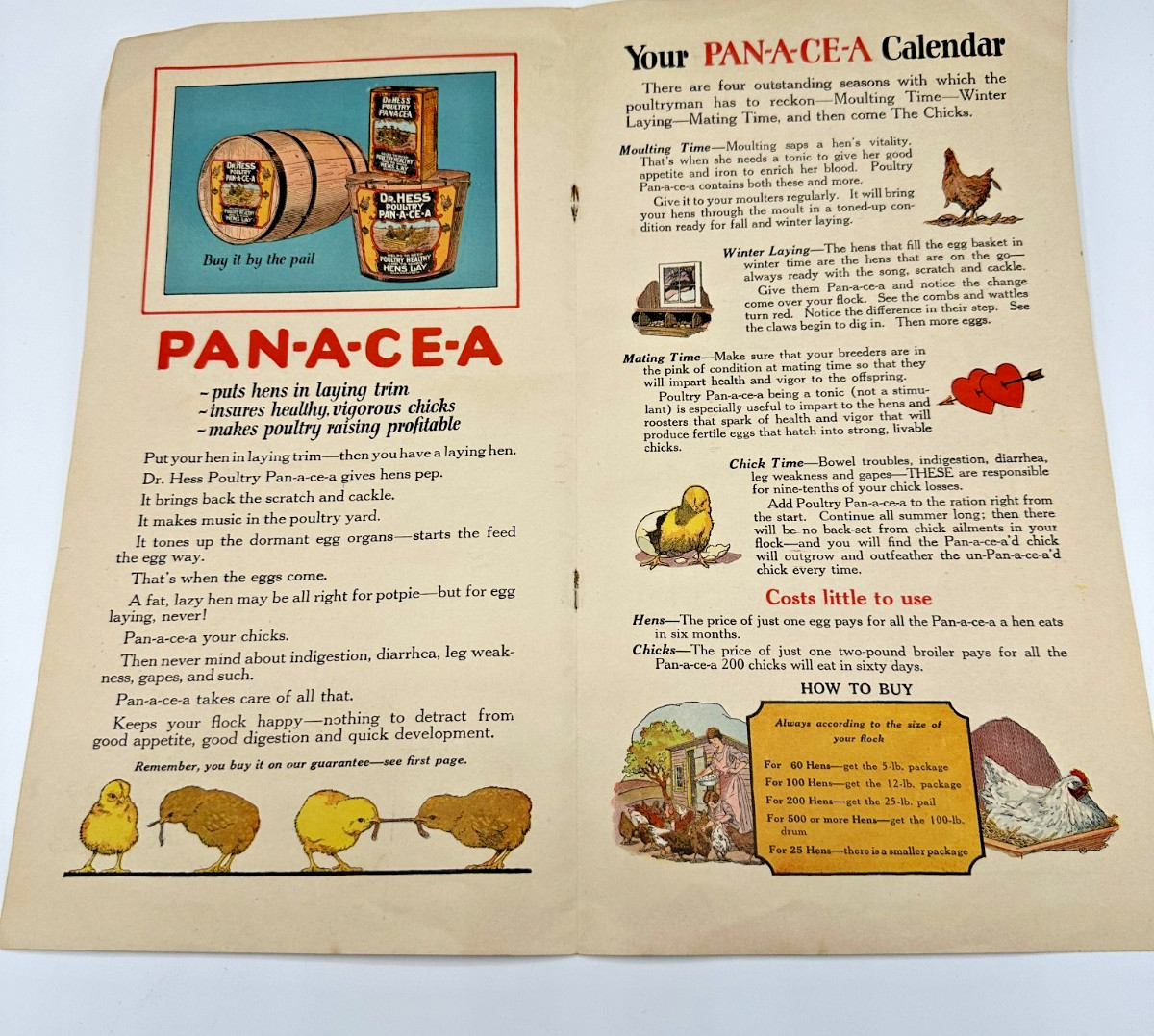 Dr. Hess 1920’s Merchandiser Catalog Products Killer Color Graphics