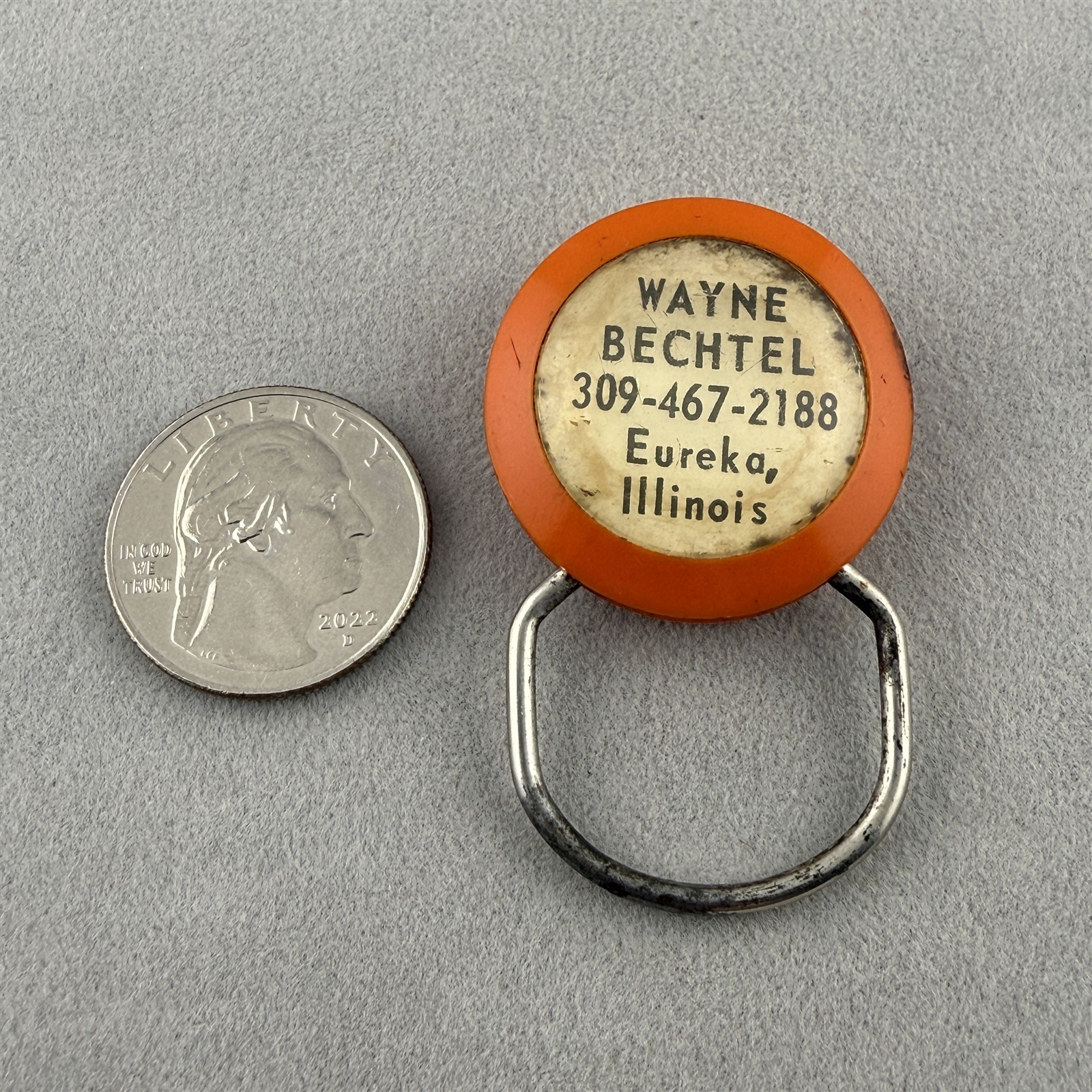Golden Harvest Hybrids Wayne Bechtel Eureka IL Pull Apart Keychain Keyring 61774