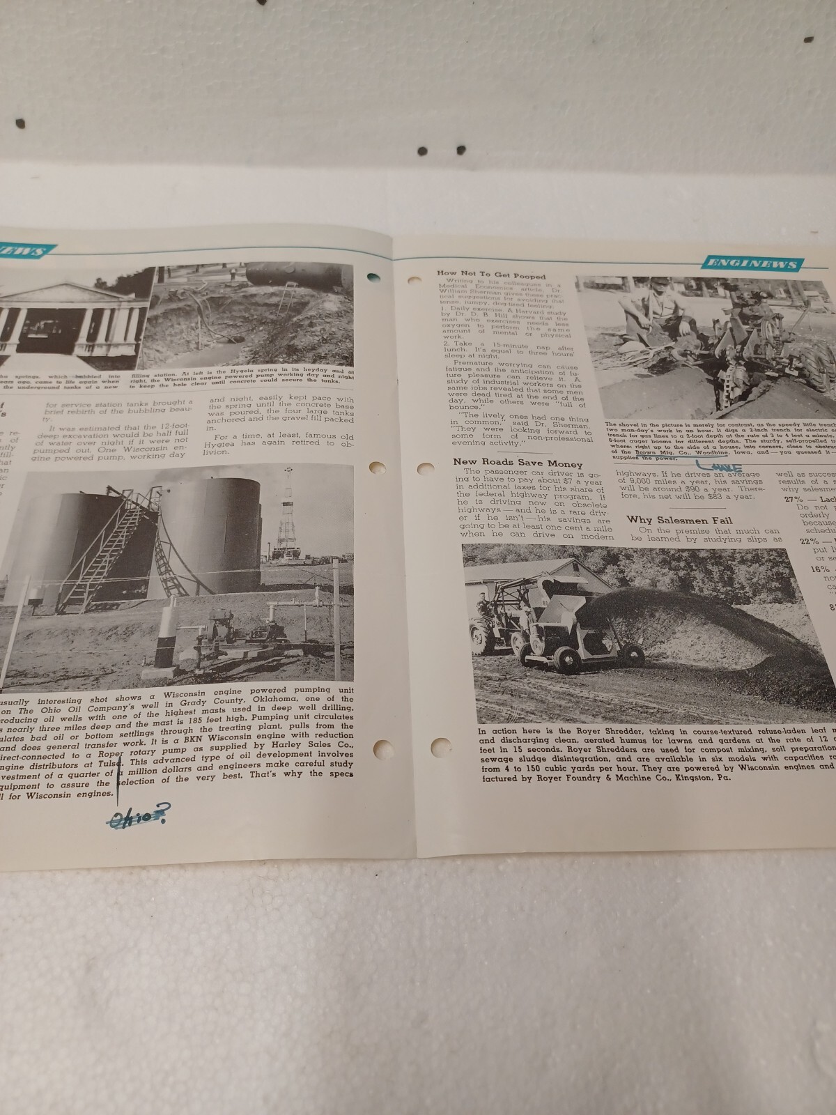 Wisconsin Motor Corporation ENGINEWS may 1957 Heavy-Duty Air-cooled Engines