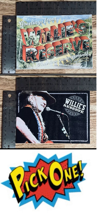Willie’s Reserve Cannabis Merchandise – *POSTCARDS*