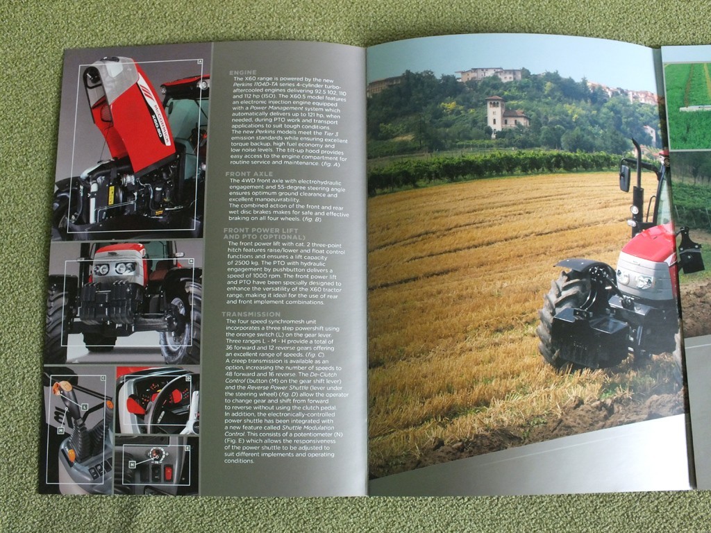 McCORMICK X60 Universal Tractor Farm Equipment Brochure 2011