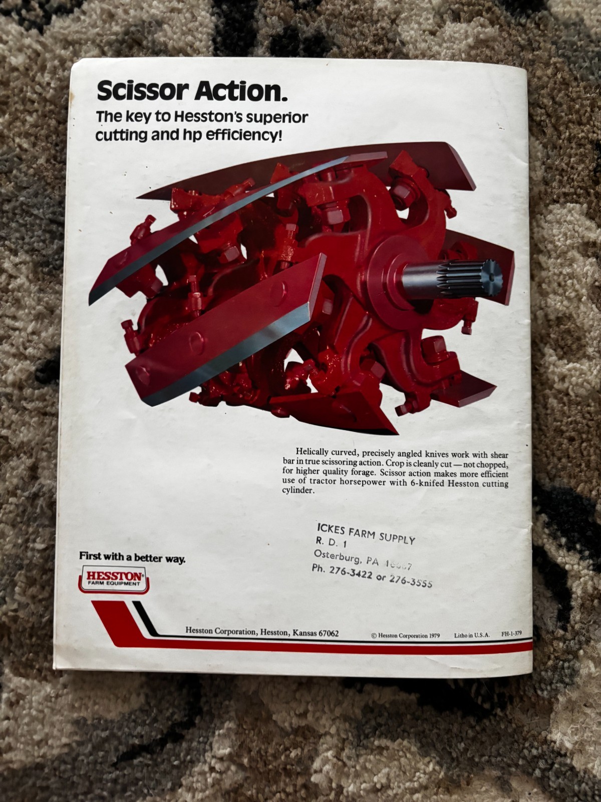 Hesston 7140 7150 7160 Pull Type Forage Harvesters For 1979 Brochure DCPA26