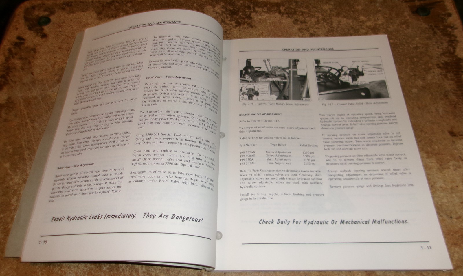 1978 white 1510/1610 loaders parts/instruction manual see condition good used