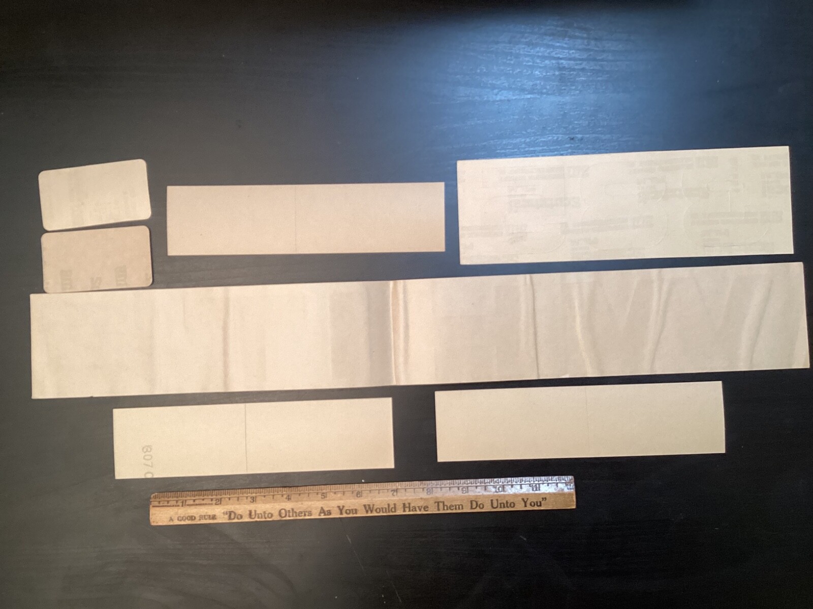 Seven Vtg. Decals White Farm Equipment “385” “White” “Safety” 2 Red, Orange