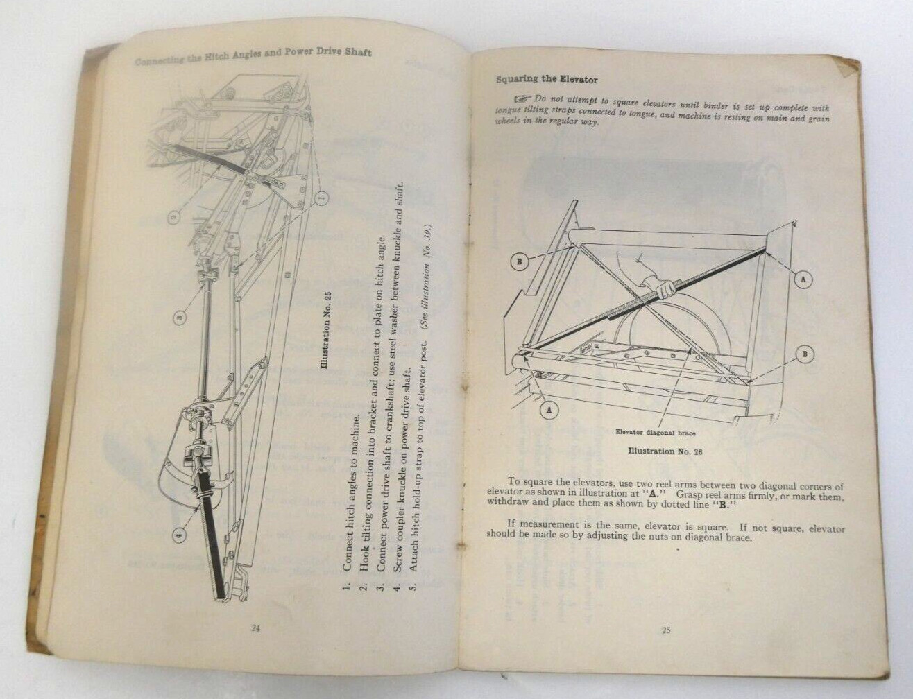 McCormick-Deering Vtg Instructions for Setting up & Operating Tractor Binder #4