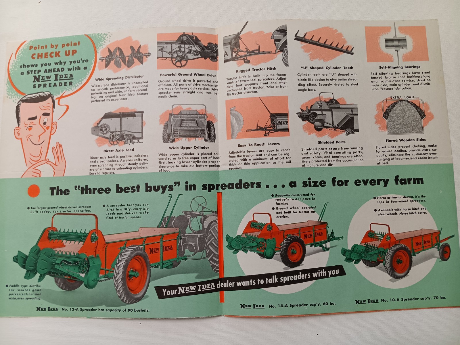 NEW IDEA “Two Big Steps toward Easier, More Profitable Farming” Mailer Ad