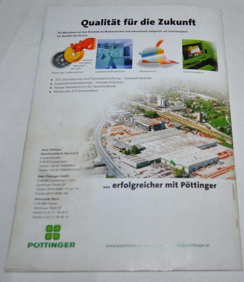 Pottinger NovoCat EuroCat Landmaschinen Traktor Tractor Brochure Prospekt