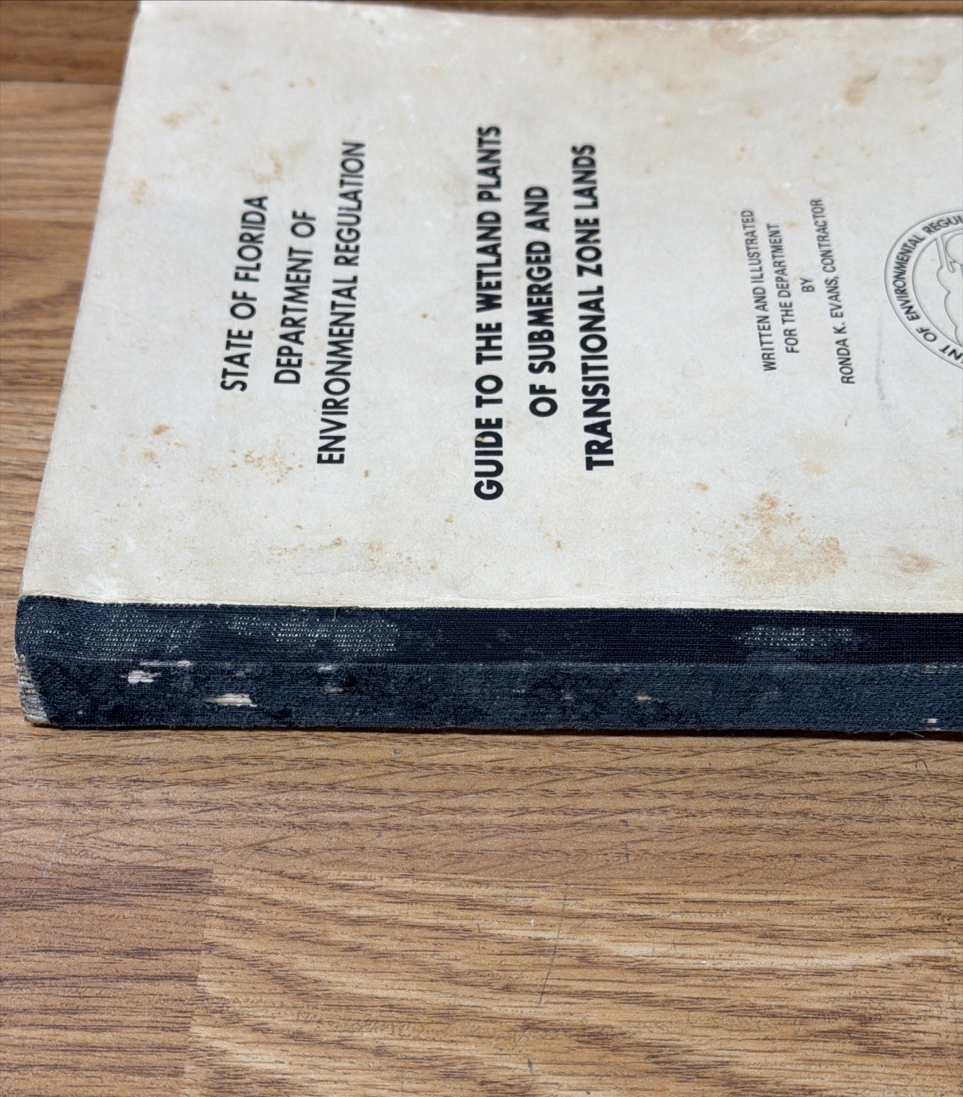 1979 State Of FL Dept Of Environmental Regulation Guide To Wetland Plants Manual