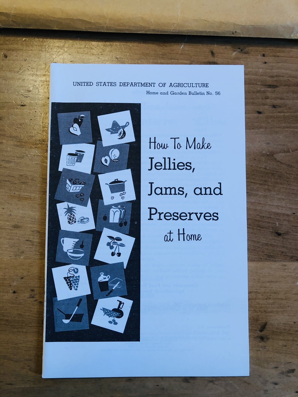 U.S. Dept of Agriculture 1975 How To Make Jellies,Jams & Preserves Pamphlet- NEW