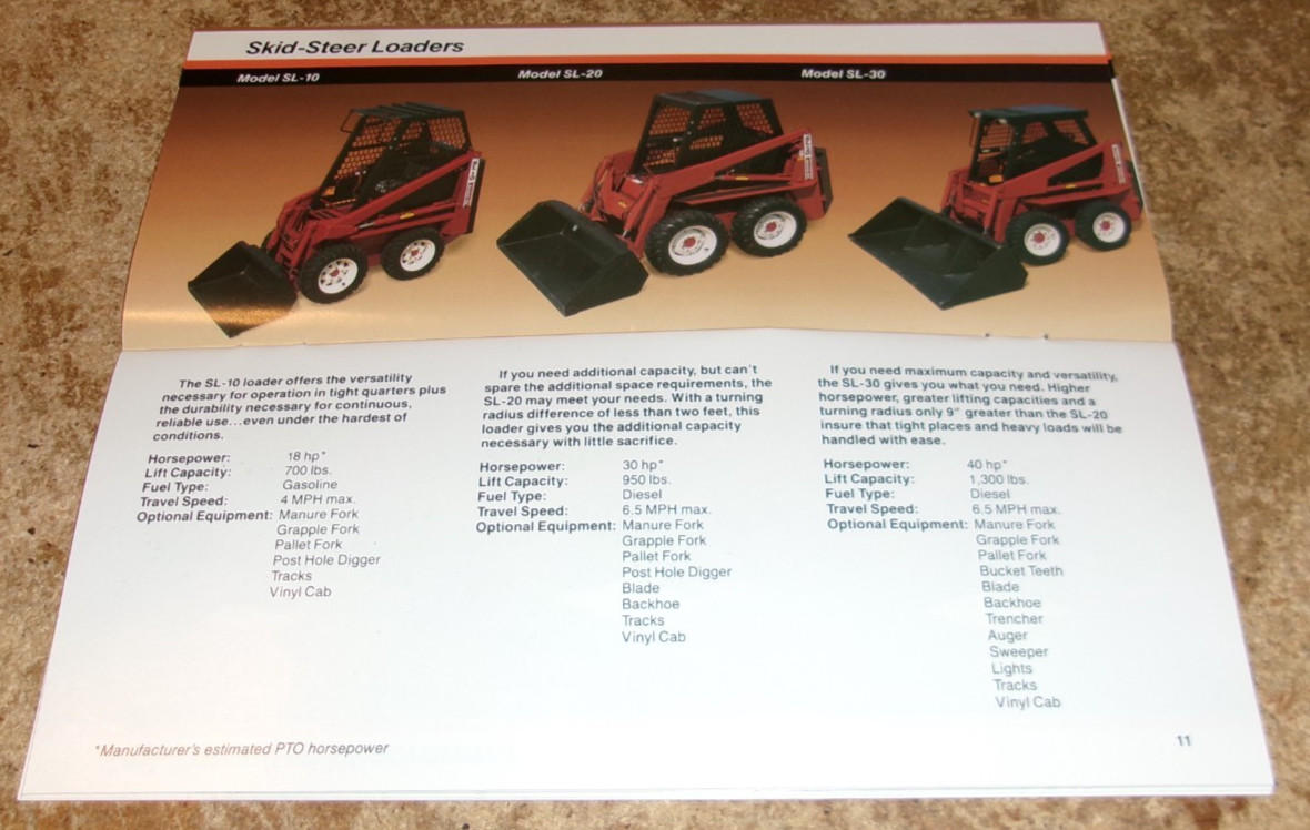 1988 hesston the prime line brochure in very good shape used