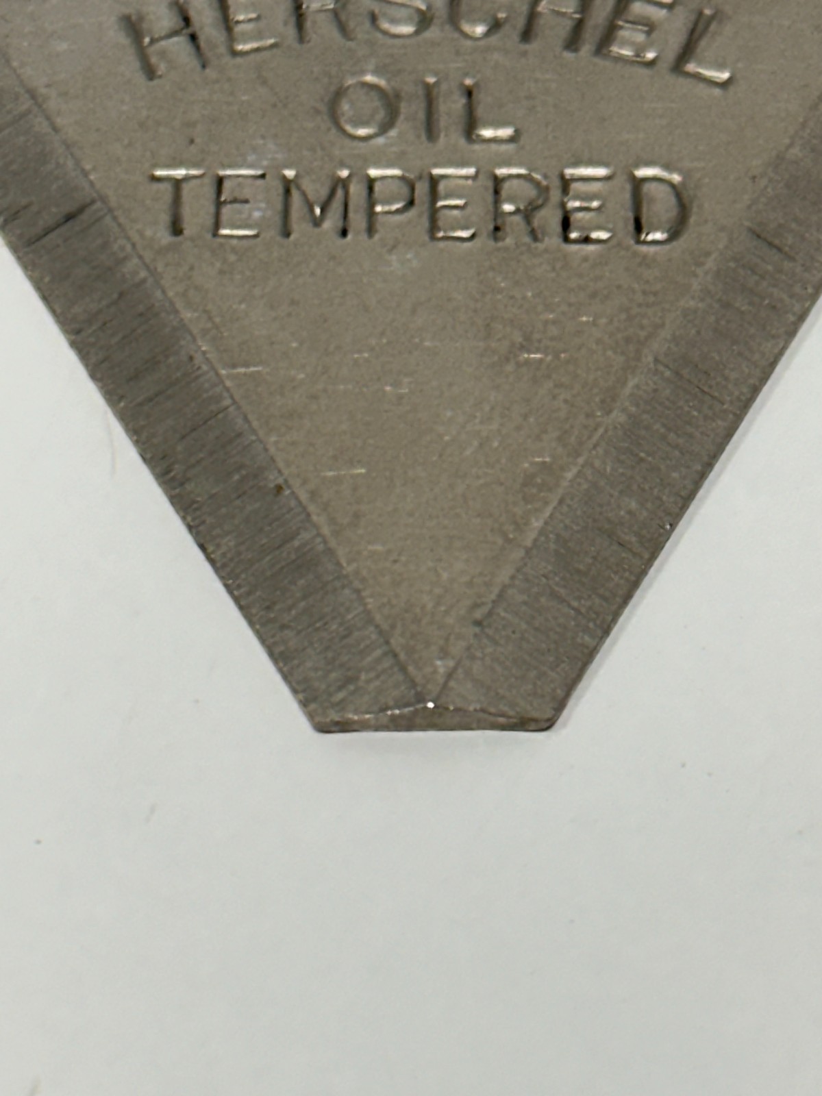 Vtg 1960’s Advertising Key Fob Herschel Oil Tempered Sickle mower collectible