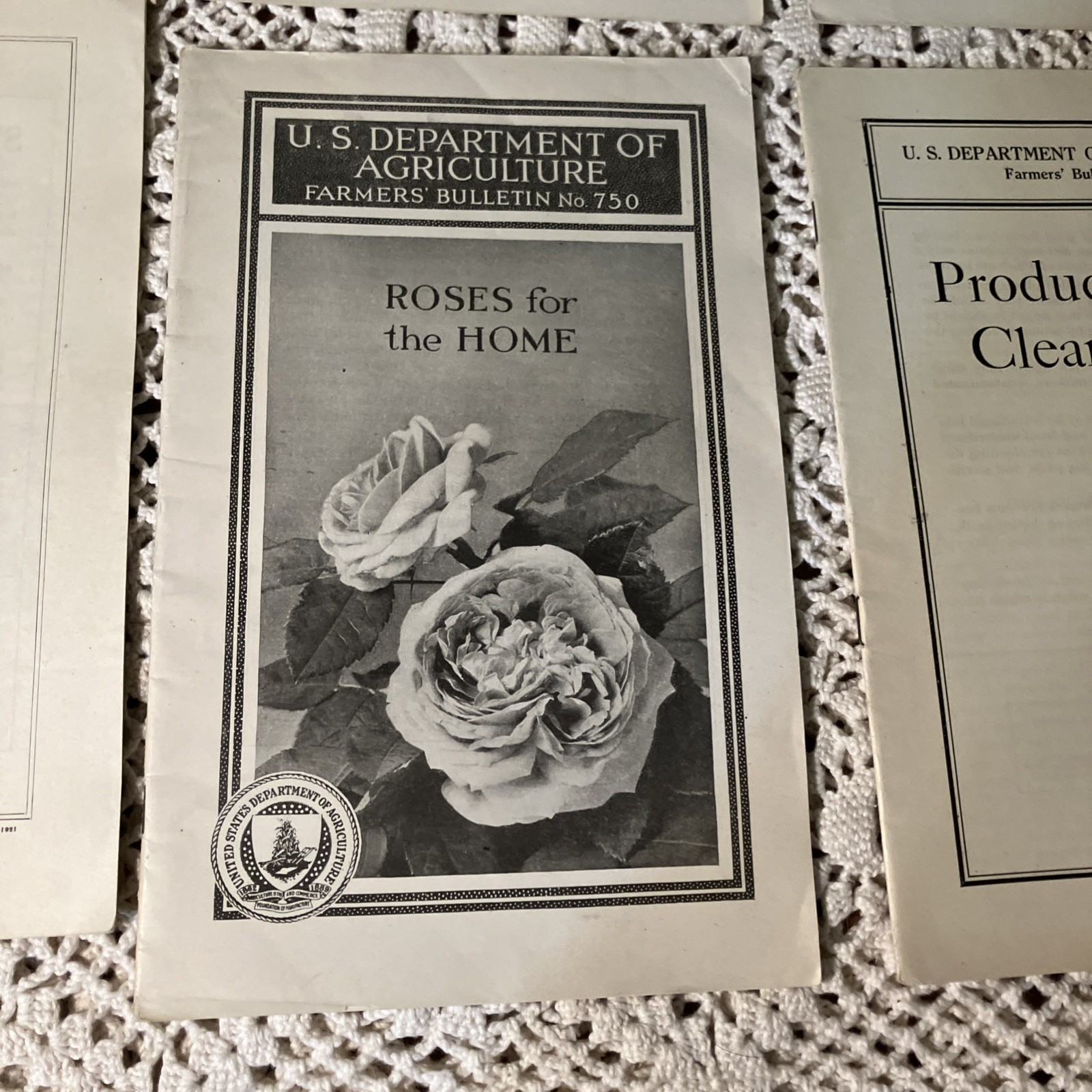 Department of Agriculture Antique 1919 & 20’s Bulletin’s Pamphlet’s Lot 6-B