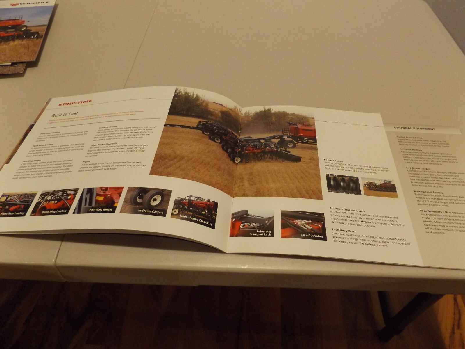 VERSATILE PRECISION SEEDING EQUIPMENT, AIR DRILL & CART, LIT # 89002309 2011