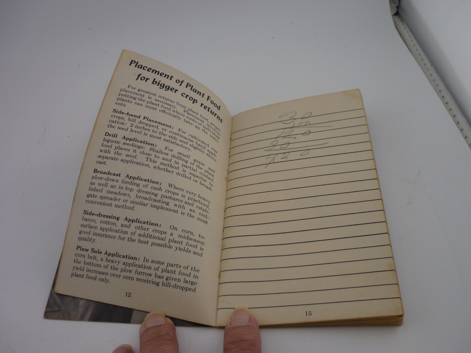 1955 Swift’s Red Steer Memo Book Farm Advertising Fertilizer Calendar