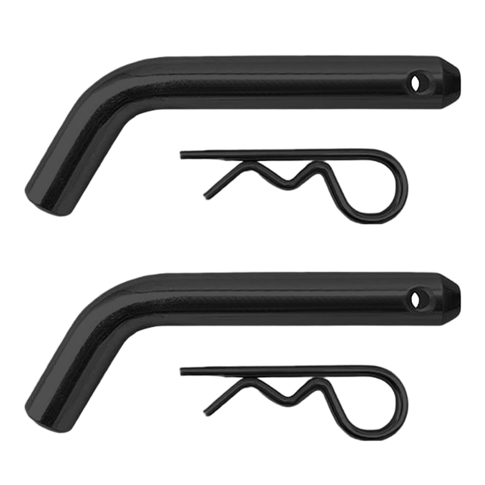 xamily 5/8″ Trailer Hitch Pin Clip Black 2 Packs