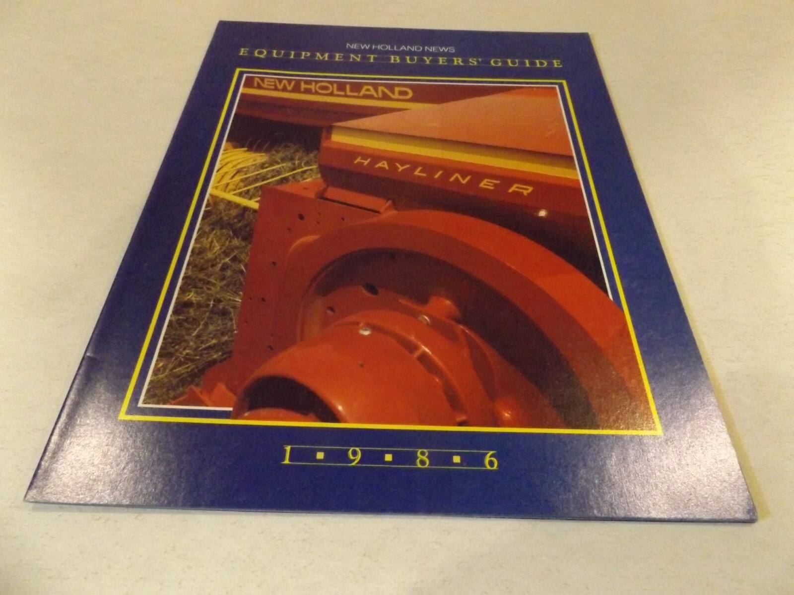 SPERRY NEW HOLLAND NEWS EQUIPMENT BUYER’S GUIDE 1986, LIT # 6175164