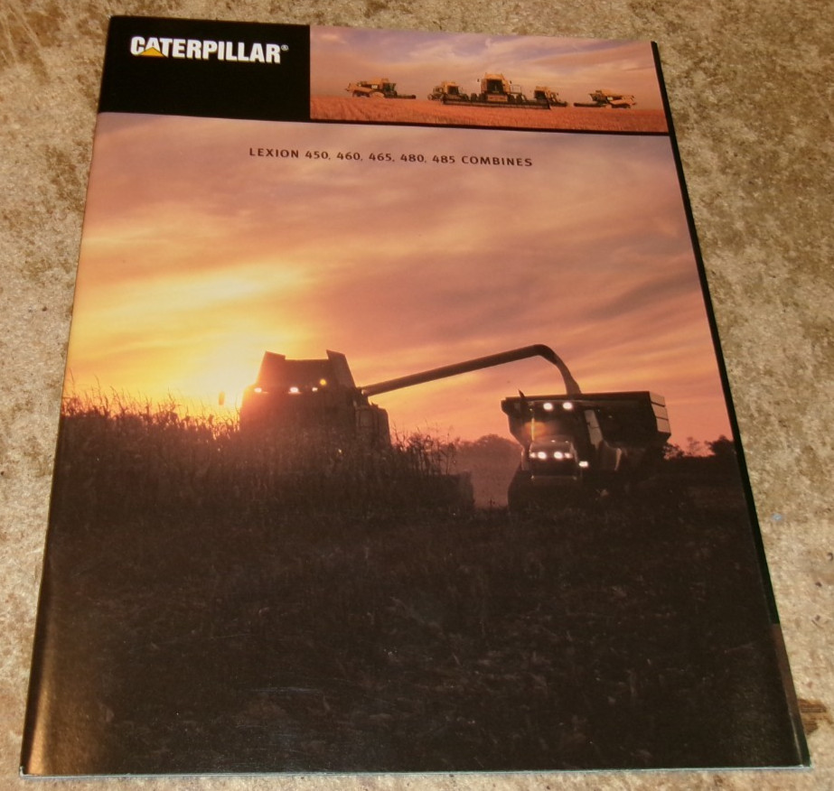 1998 CAT lexion 450,460,465,480,485 combines brochure nice used