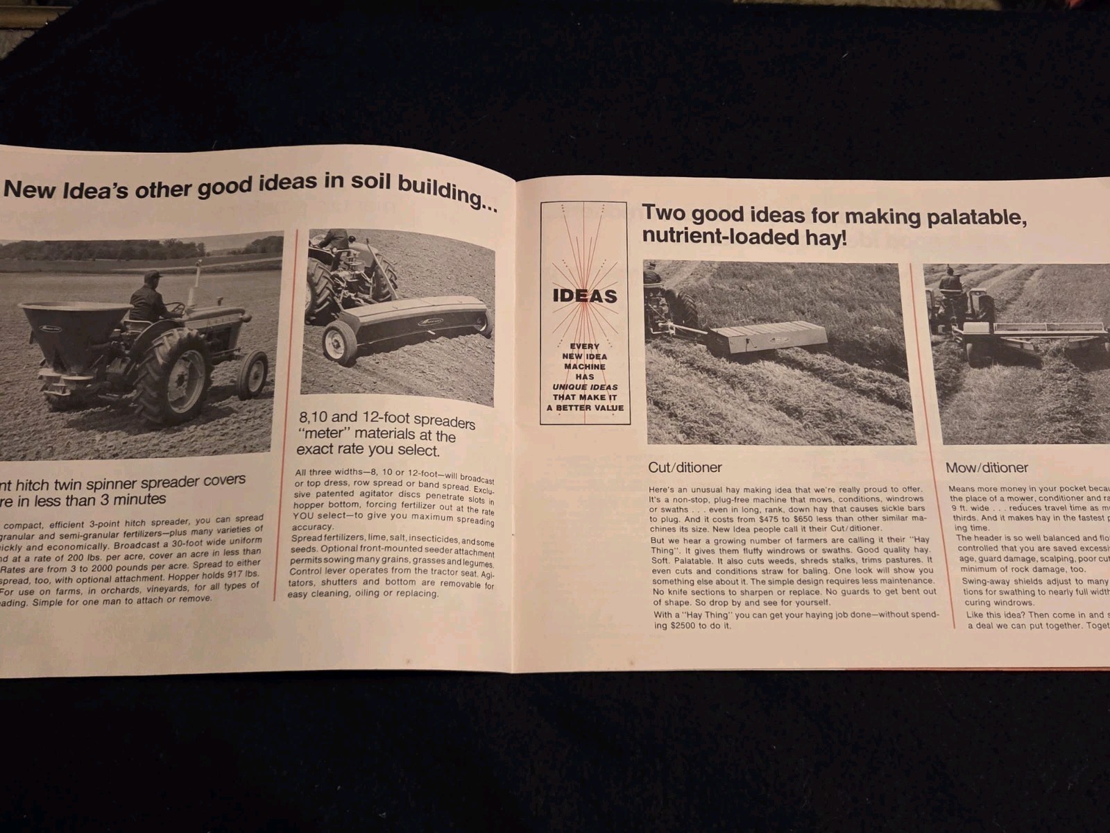 1972 New Idea Equipment Brochure Uni-System Superpicker Madison South Dakota