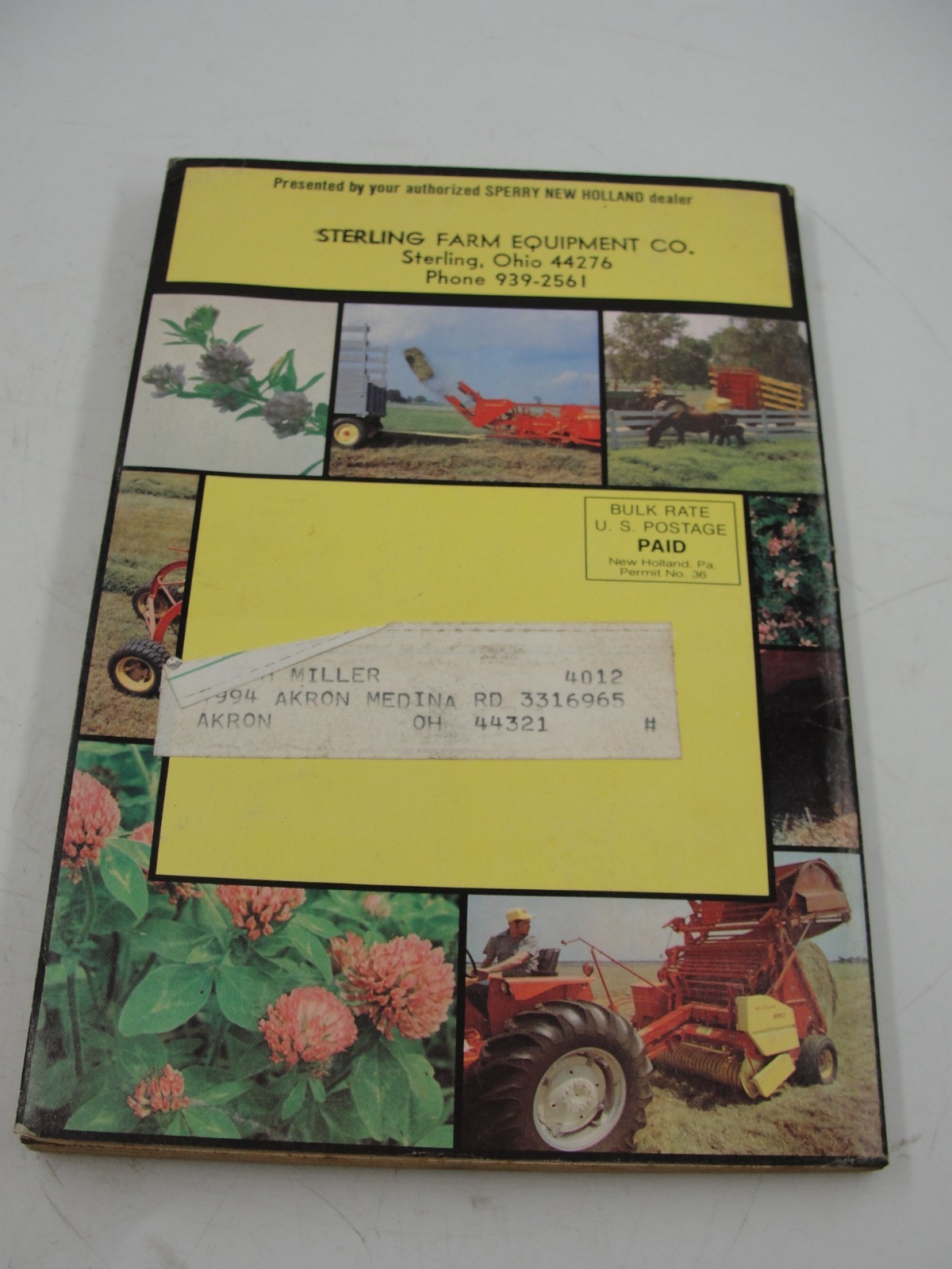 Sperry New Holland Haymakers Handbook Vol 19 1974 Brochure