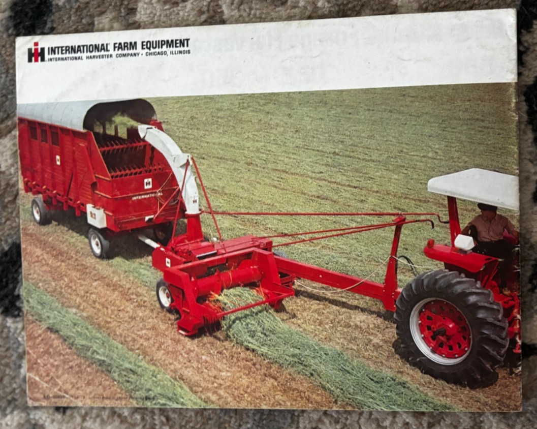 International Harvester Forage Harvesters For 1972 Brochure DCPA26