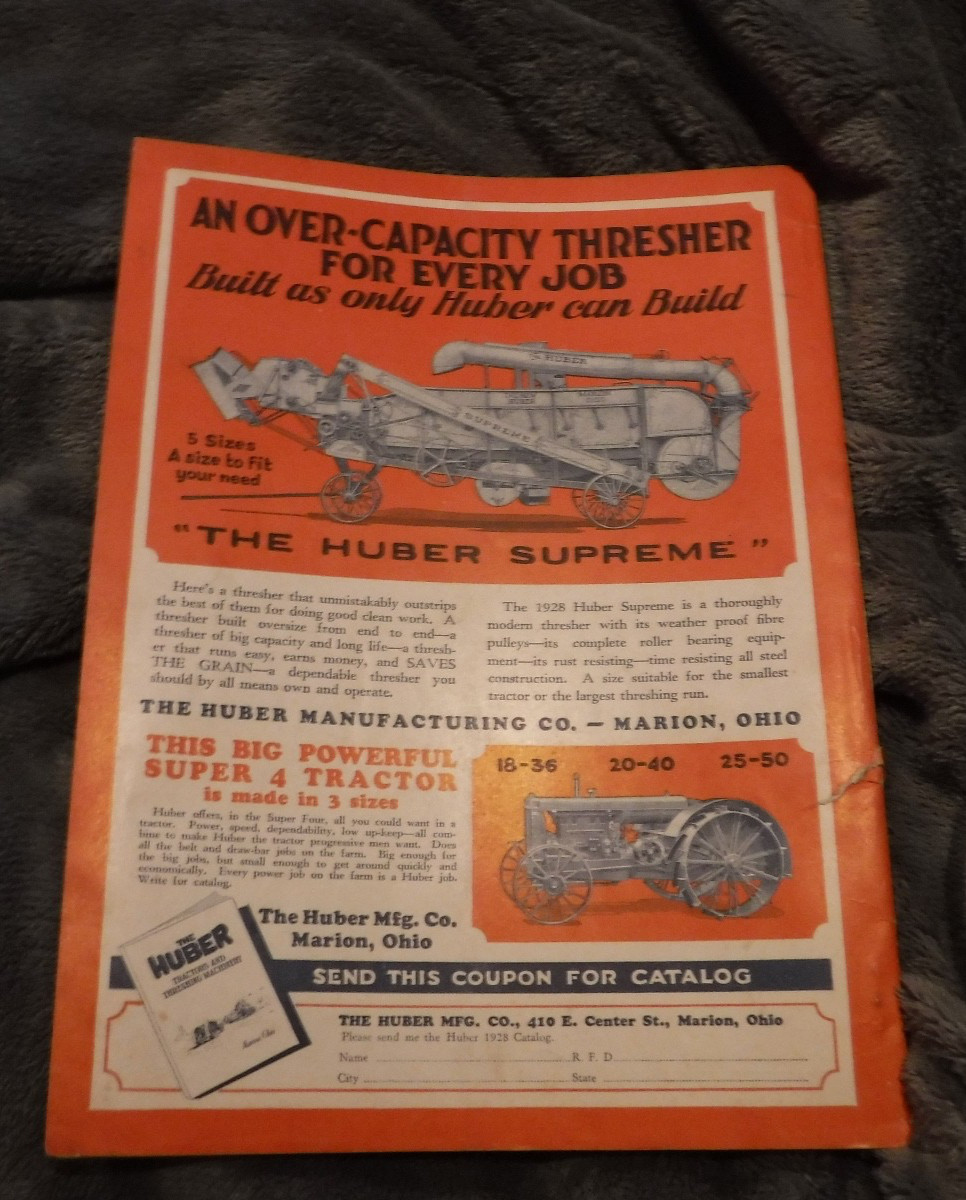 FARM MECHANICS FEB 1928 MAGAZINE Farm Improvements Machinery Equipment Building
