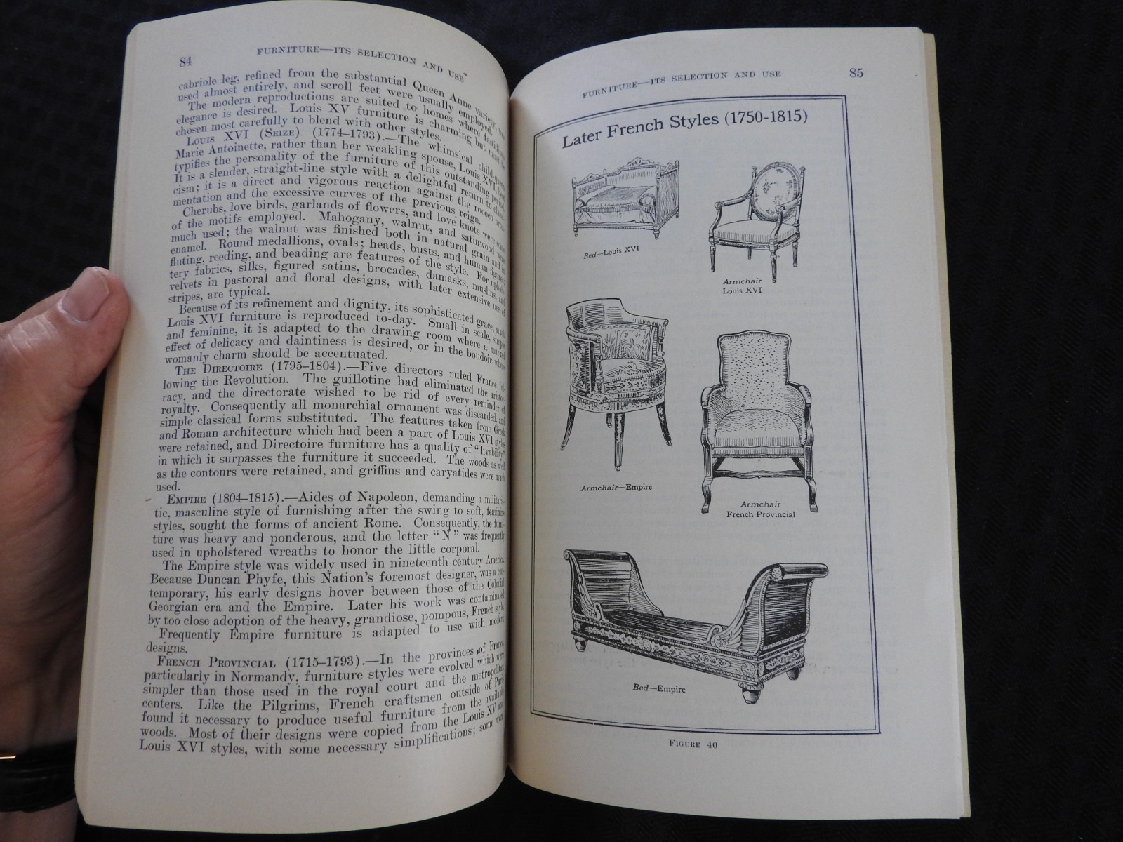 1931 “Furniture, it’s Selection & Use” U.S. Department of Commerce Wood Lumber