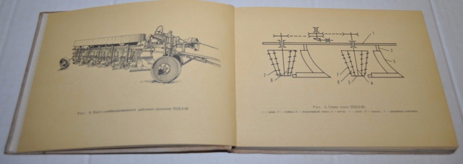 Combined agricultural machinery Russian Hand Book Tractor