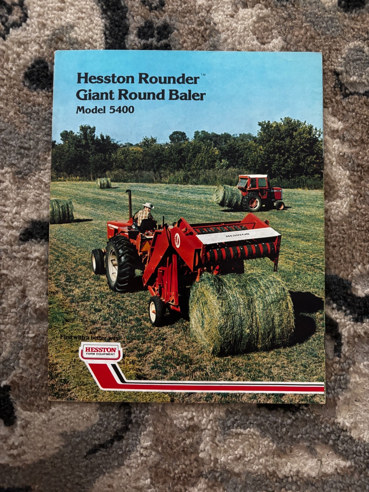 Hesston 5600 5400 Round Baler For 1974 Brochure DCPA26