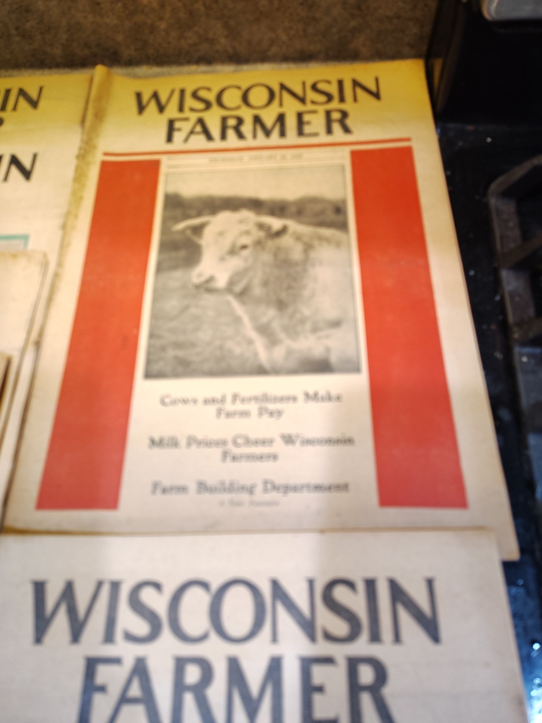 Lot Of 7 – 1929 Wisconsin Farmer Magazines Newspapers Rare