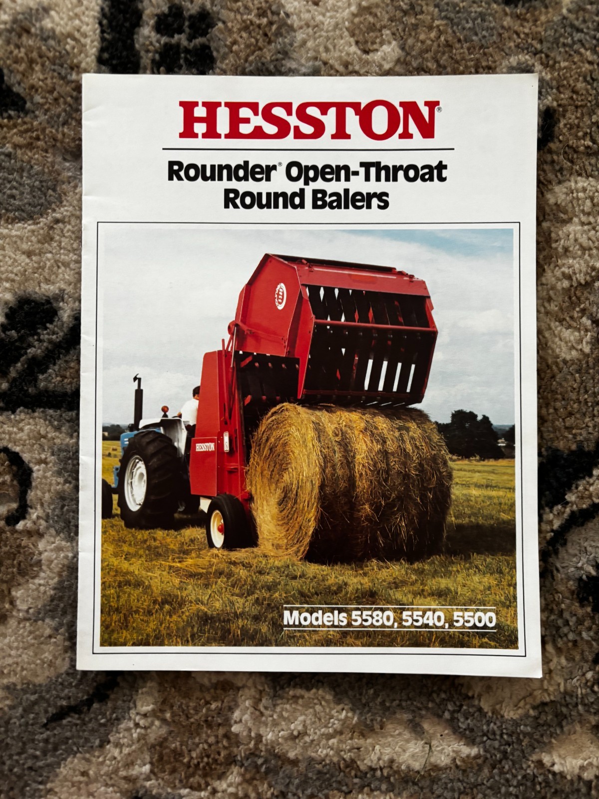 Hesston 5580 5540 5500 Round Baler For 1979 Brochure DCPA26