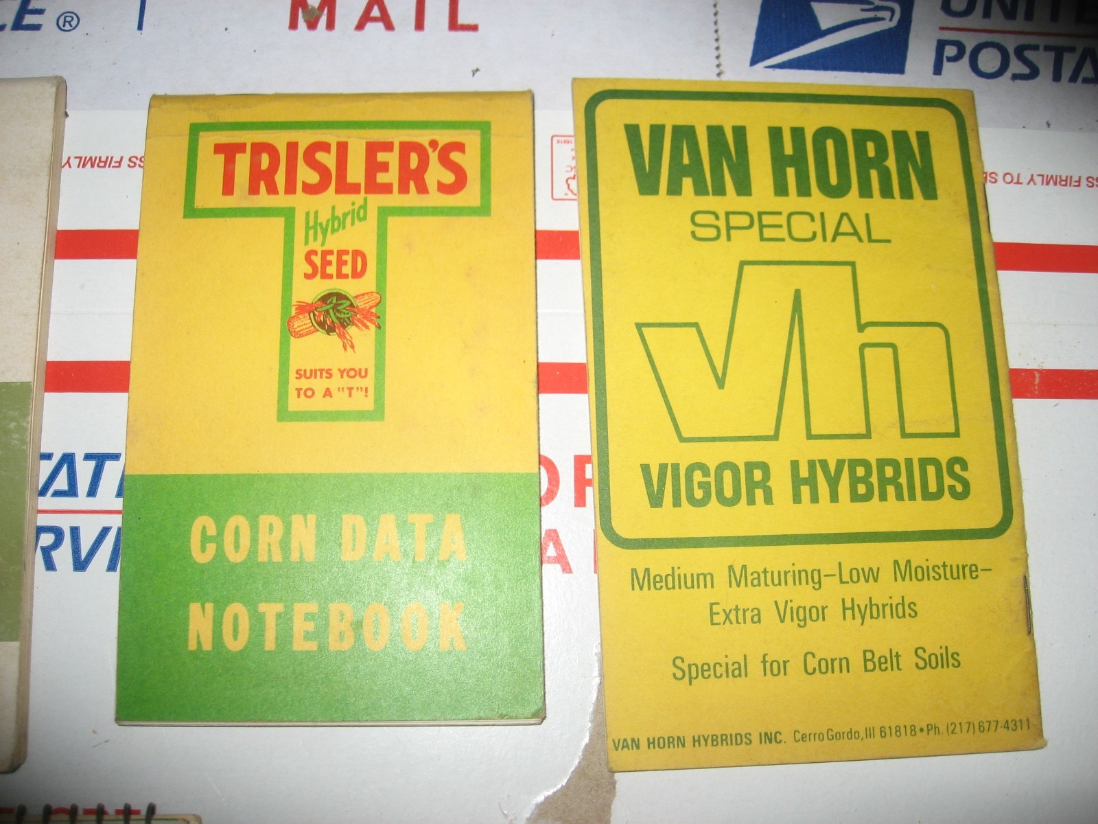OLD FARM MEMO BOOKS FROM 1960’s {5} ASGROW, TRISLER’S, AND VAN HORN