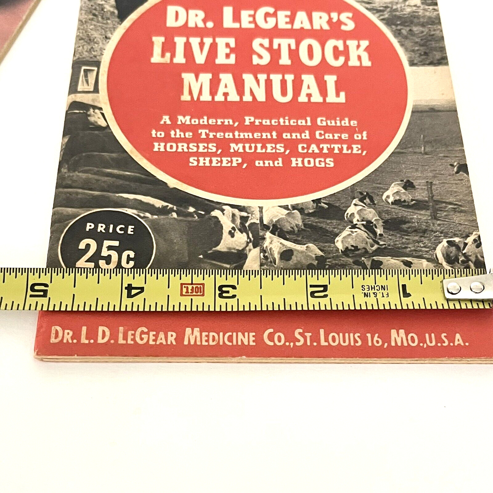 Dr. LeGear’s Booklet Poultry Guide Live Stock Manual Horses Sheep 1940’s LOT 2