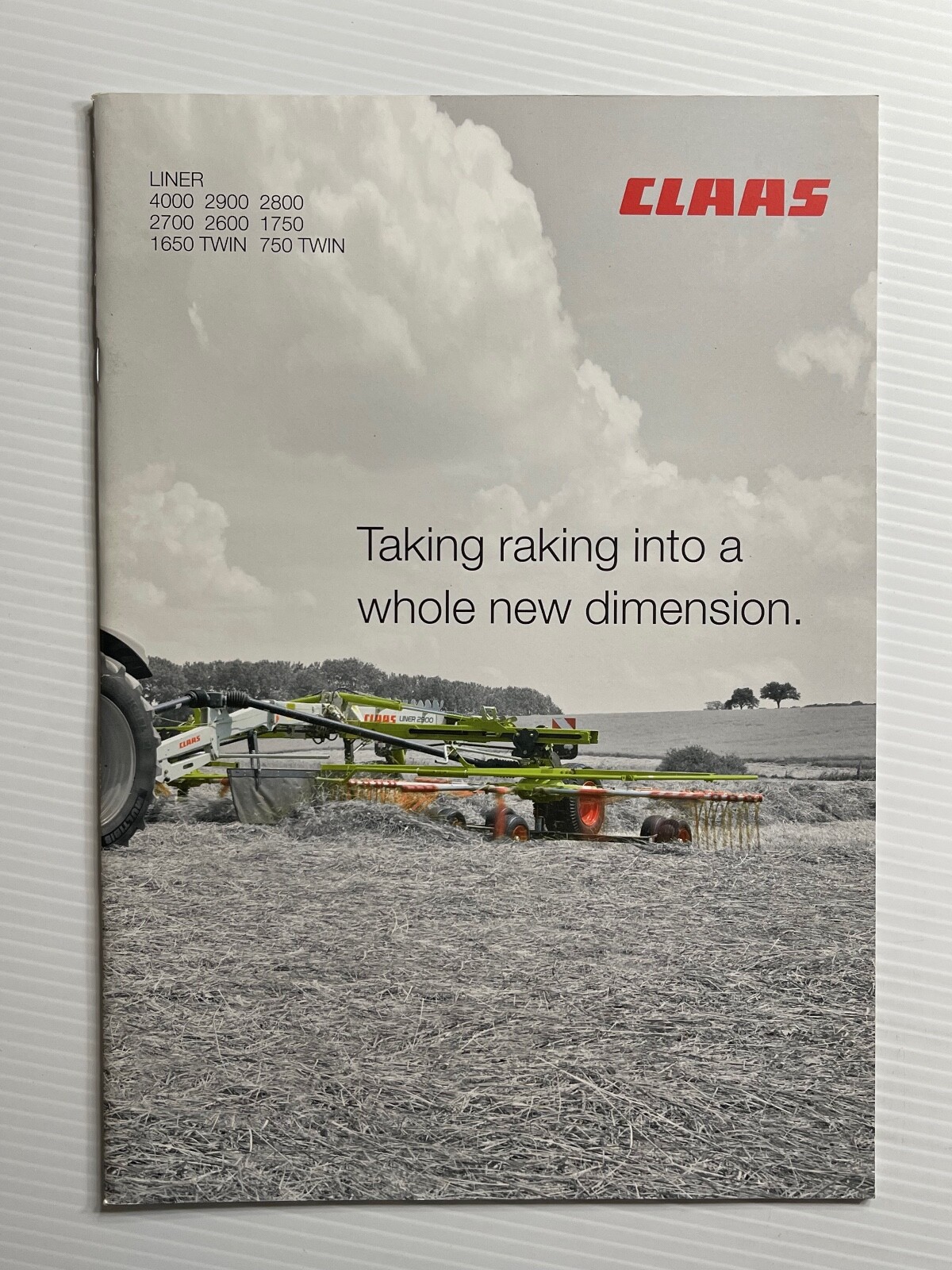 CLAAS Liner Rakes Sales Brochure *2010* (Showroom Sales Book) *1650 – 750 Twin*