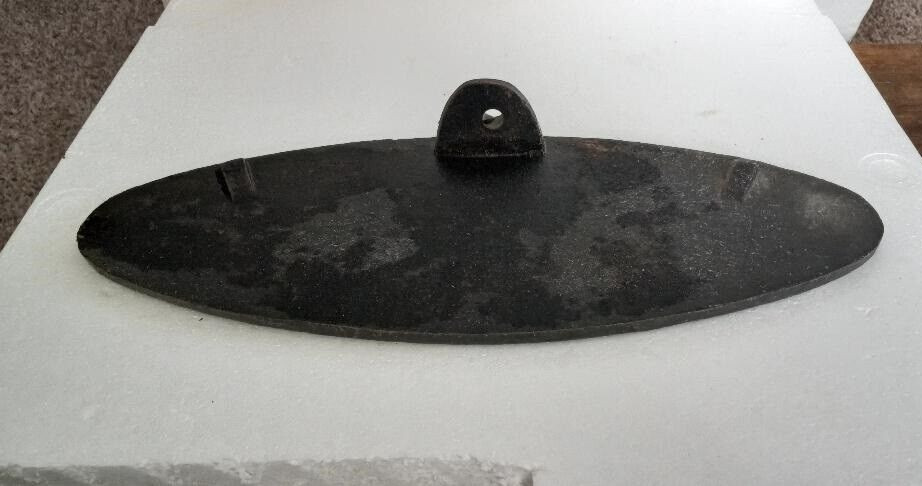 STAMFORD HORSE RAKE SIGN CAST IRON UNPAINTED 14 INCHES COLLECTIBLE