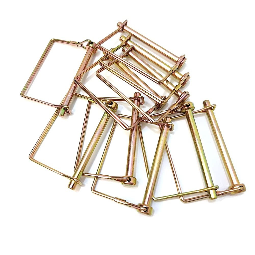 10 Pcs Trailer Coupler Pin 1/4 inch Diameter 4inch Long, Heavy-Duty PTO Shaft…