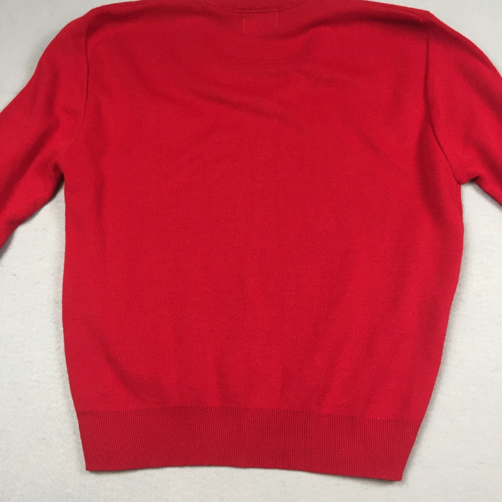 Vintage Rare Tisco Tractor Implement Supply Agriculture Farm Red Sweater Vneck