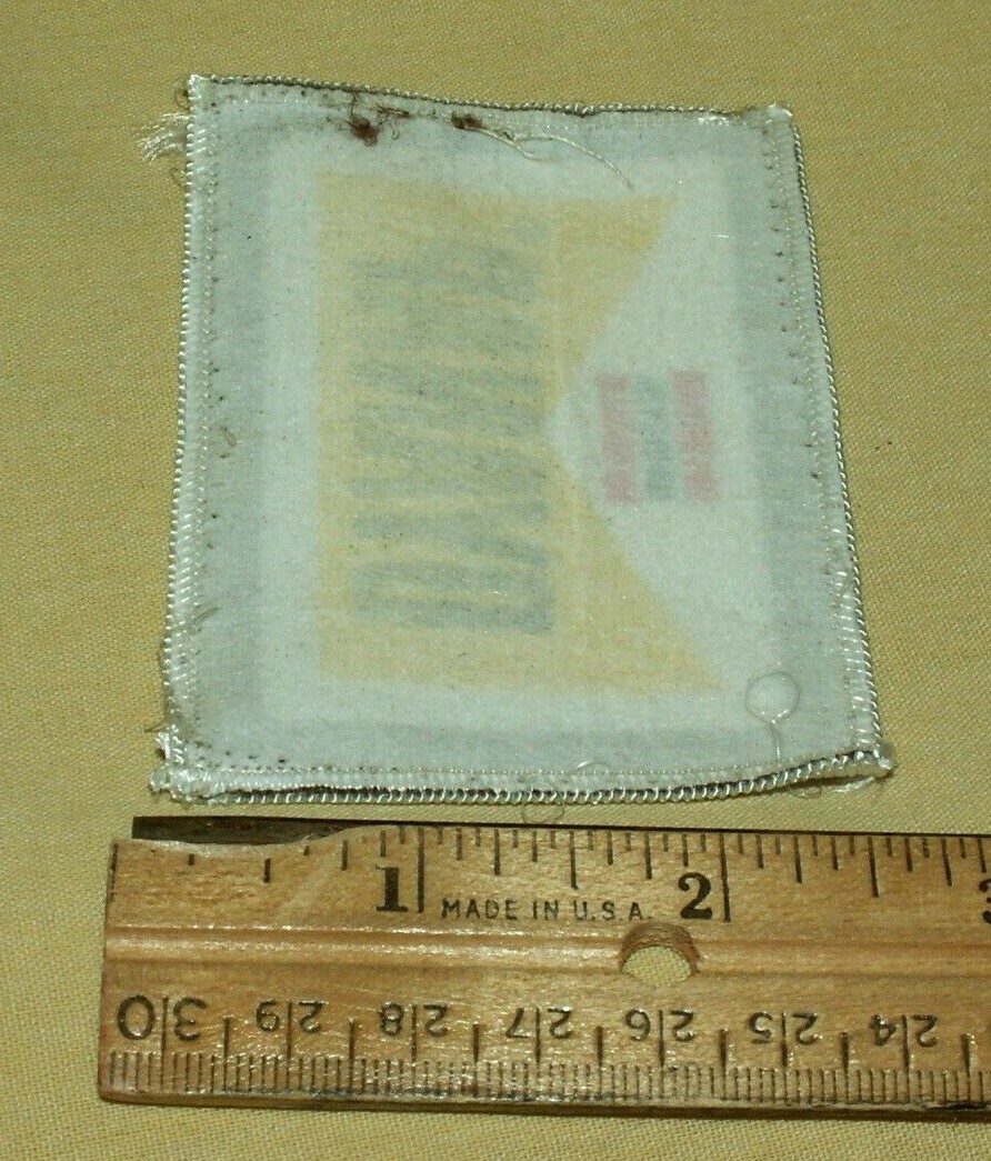 UNIROYAL DYANAP PATCH USED EMBROIDERED VINTAGE AGRICULTURE HERBICIDE RECTANGLE*