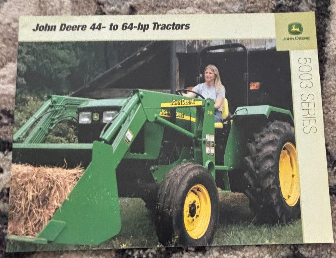 John Deere 5103 5203 5303 Tractors For 2003 Brochure FCCA25