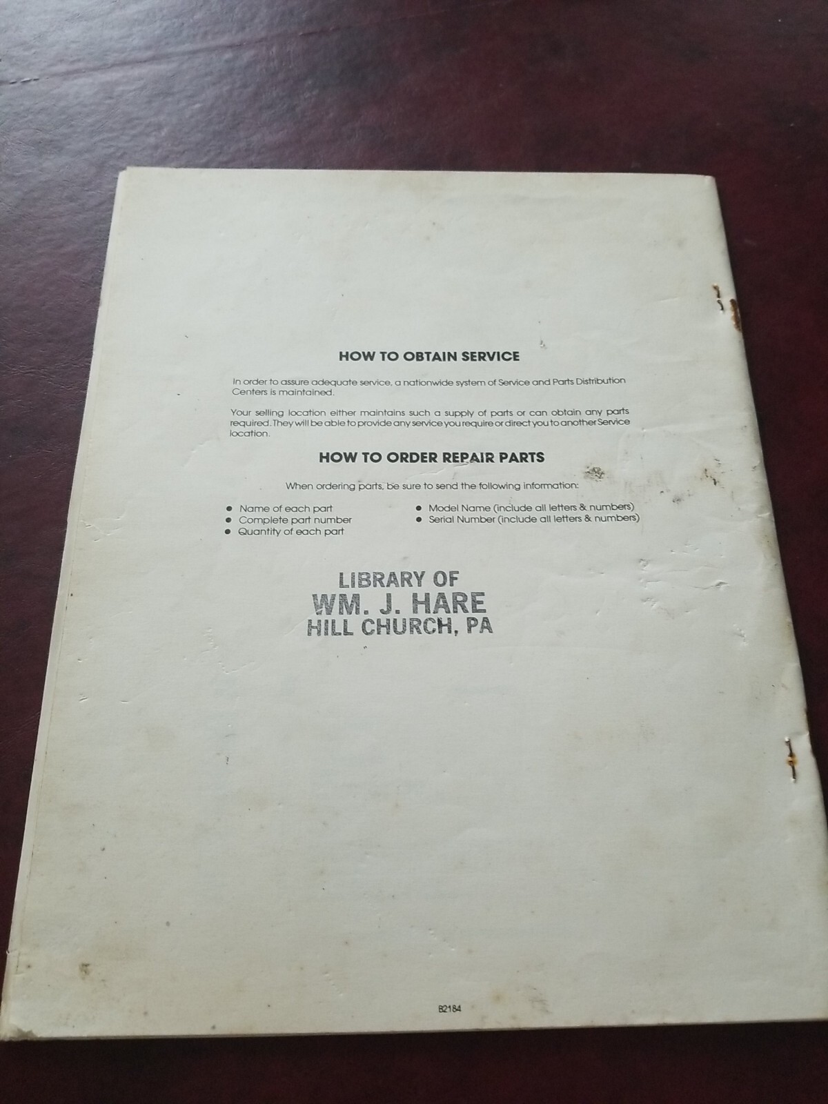 VINTAGE 1985 GILSON LAWN TRACTOR 38″ Grass Catcher Attachment Brochure