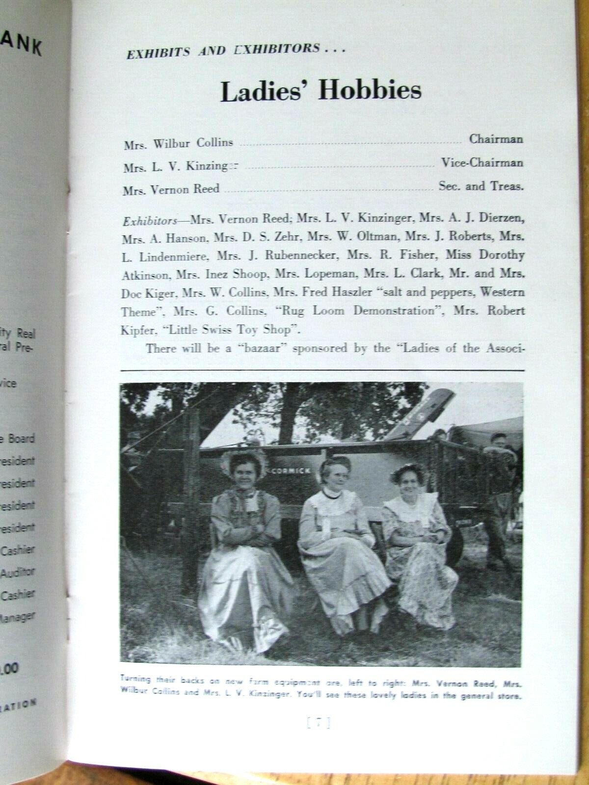 1955 PROGRAM 7th TRESHERMAN’S REUNION STEAM ENGINE SHOW PONTIAC IL FARM