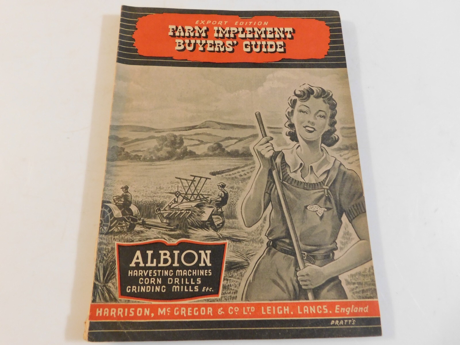 1946 FARM TRACTORS IMPLEMENT BUYER’S GUIDE EXPORT EDITION ALBION MACHINES